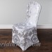 Color del oro de impresión silla patrón lycra silla cubierta para la decoración del banquete de boda precio barato spandex encajar todas las sillas ali-76501906